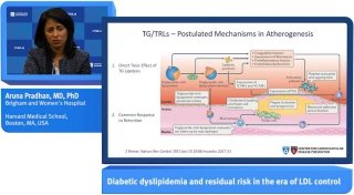 Dr. Aruna Pradhan beschrijft de rol van triglycerideverlaging bij het verlagen van CV risico bij patiënten met T2DM.