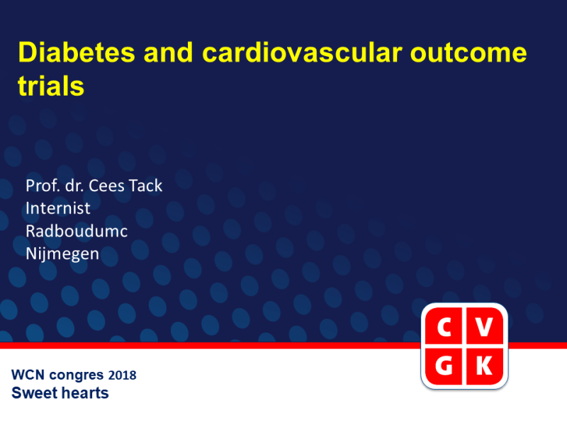 Slides | Diabetes and cardiovascular outcome trials