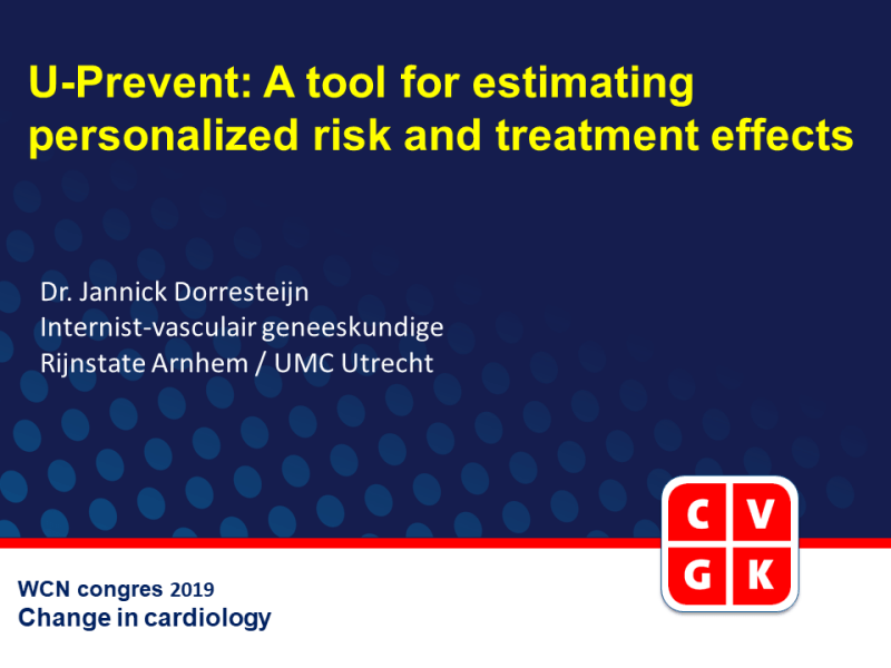 Slides | U-Prevent: A tool for estimating personalized risk and treatment effects?