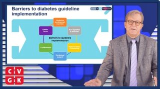 Prof. Lehmann gaat in op factoren die meespelen wanneer diabetesrichtlijnen niet goed geïmplementeerd worden in de dagelijkse praktijk en hoe deze hordes genomen kunnen worden.  