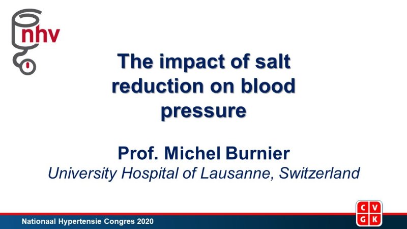 Slides | The impact of salt reduction on blood pressure