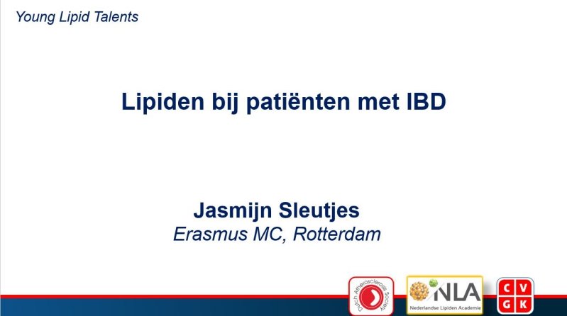 Slides | Lipiden bij patiënten met IBD