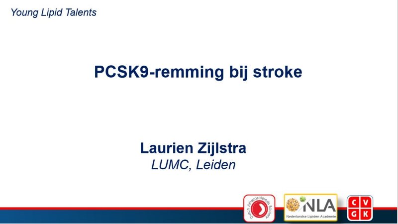 Slides | PCSK9-remming bij stroke