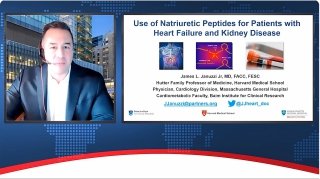 Prof. Januzzi vertelt over de biologie van natriuretische peptiden en bespreekt hun waarde bij het stellen van de diagnose en prognose van HF bij patiënten met nierfunctiestoornissen.