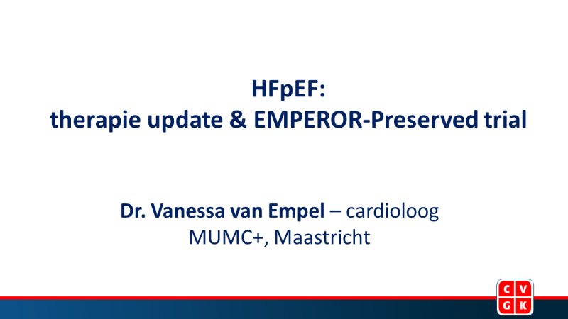 Slides | HFpEF:  therapie update & EMPEROR-Preserved trial