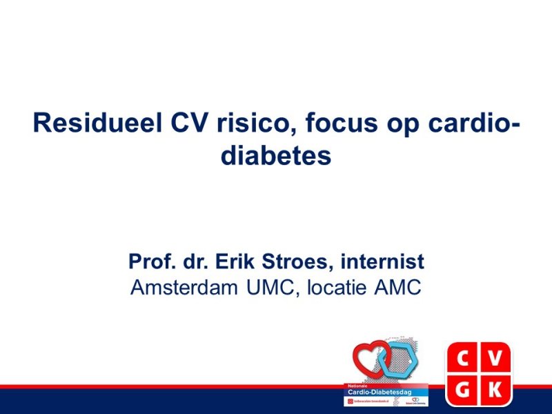 Slides | Residueel CV risico, focus op cardio-diabetes