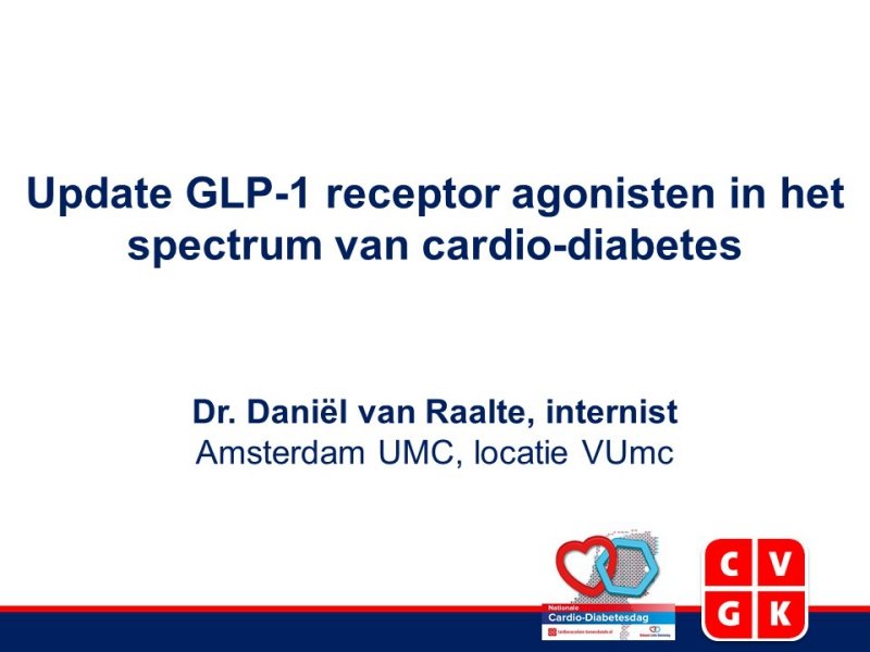 Slides | Update GLP-1 receptor agonisten in het spectrum van cardio-diabetes