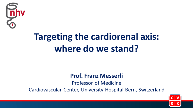 Slides | Targeting the cardiorenal axis: where do we stand?