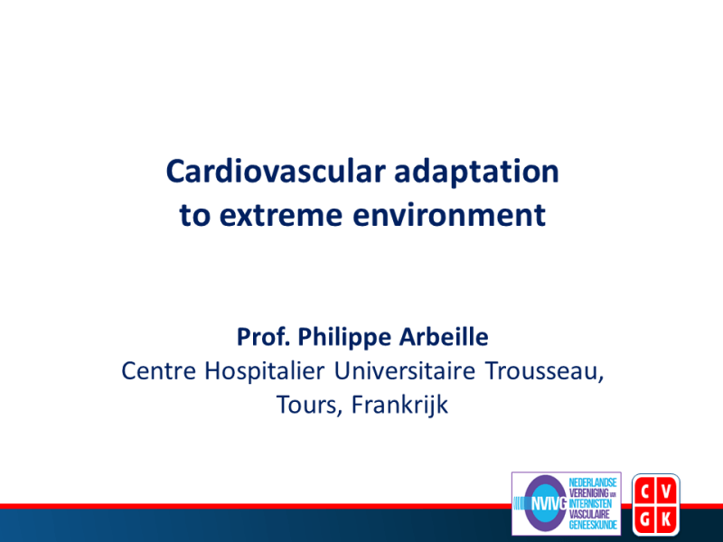 Slides: Cardiovascular adaptation to extreme environment 