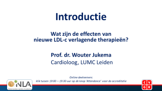 Bekijk de slides van de presentatie van prof. dr. Jukema, gehouden tijdens het avondsymposium 'Lipideninnovatie in de praktijk' op 17 november 2022.