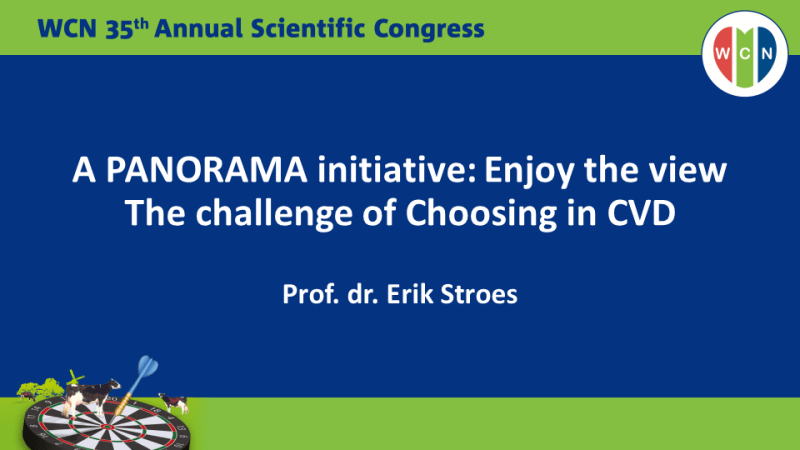Slides: A PANORAMA initiative: Enjoy the view  The challenge of Choosing in CVD - part 1