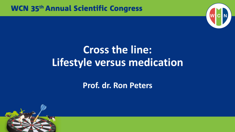 Slides: Cross the line: Lifestyle versus medication