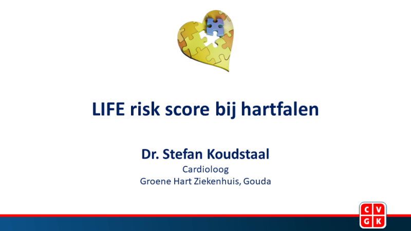Slides: LIFE risk score bij hartfalen