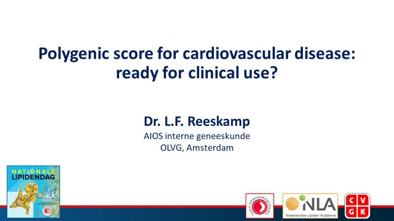 Slides: Polygenic scores for cardiovascular diseases: ready  for clinical use?