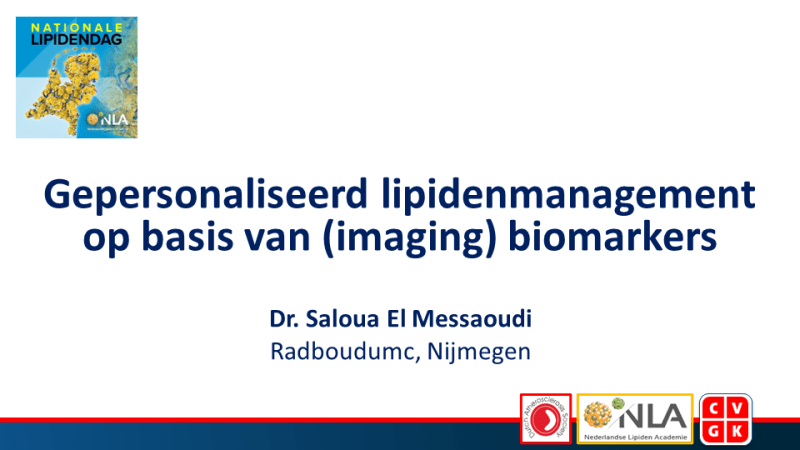 Slides: Gepersonaliseerd lipidenmanagement op basis van (imaging) biomarkers