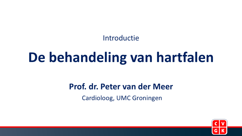 Slides: De behandeling van hartfalen