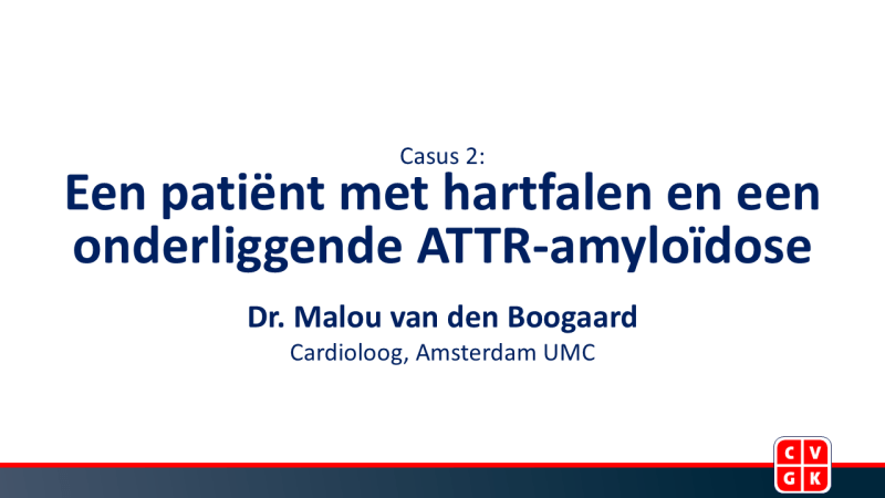 Slides: Een patiënt met hartfalen en onderliggende ATTR-amyloïdose