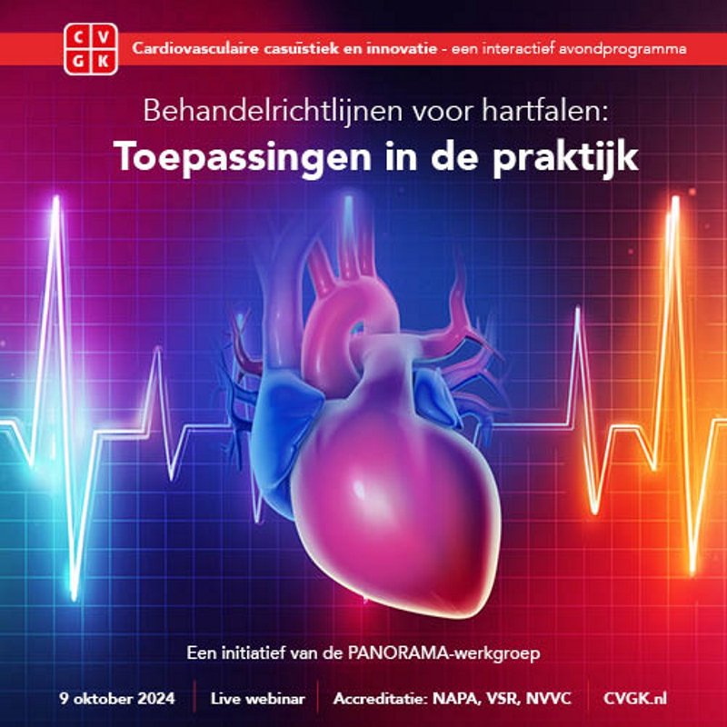 Online avondprogramma - Behandeling voor hartfalen: Toepassingen in de praktijk