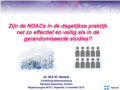 NOACs in de dagelijkse praktijk.pdf (3,9MB)